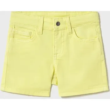 Dětské kraťasy Mayoral žlutá barva, 206 206.3F.Baby.PPYA 10X, vel. 86