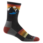 Darn Tough Ponožky Sunset Ridge Micro Crew lehký s polštářem, Charcoal