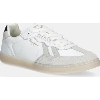 Pánské tenisky Sneakers boty Pepe Jeans BALL CLUB M bílá barva, PMS00041 00X, EUR 40