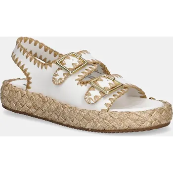 Dámské sandále Kožené sandály Steve Madden Portofino dámské, bílá barva, na platformě, SM11003073 SM11003073.16Y 00X, EUR 36