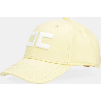 Čepice Bavlněná baseballová čepice Elisabetta Franchi CL06F51E2 žlutá 11X, vel. S
