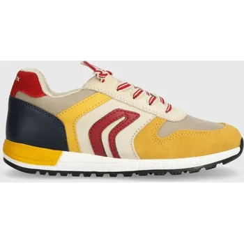 Chlapecké tenisky Dětské sneakers boty Geox ALBEN J459EB.022FU.28.35 žlutá 18X, EUR 31