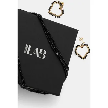 Náhrdelník Náušnice a náhrdelník Answear.LAB 3row.22211.fos černá 99X, vel. ONE SIZE