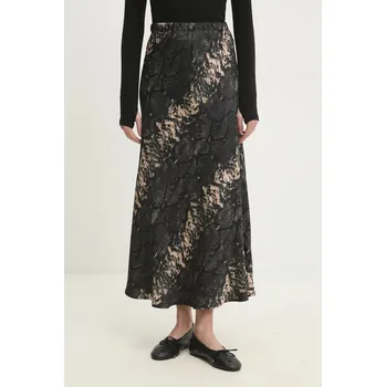 Dámská sukně Sukně Answear.LAB zelená barva, maxi, áčková 66631.FWK 77X, vel. S/M