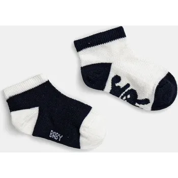 Dětské ponožky United Colors of Benetton 2-pack tmavomodrá barva, 6AO5F211F 6AO5F211F.W.Seasonal 59X, vel. 62