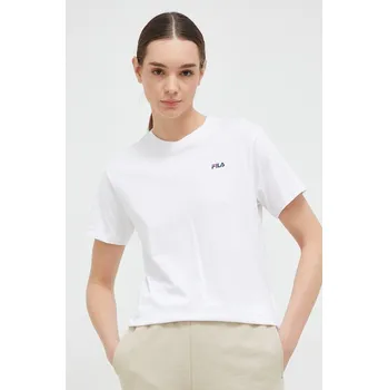 Bavlněné tričko Fila Bari 2-pack bílá barva, FAW0139 FAW0139.SS23 00A, vel. XL