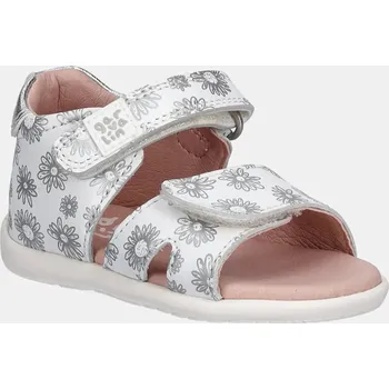 Dívčí sandály Dětské kožené sandály Garvalin bílá barva, 252306 00X, EUR 23