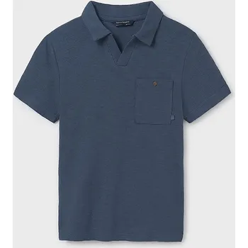 Chlapecké tričko Dětské polo tričko Mayoral modrá barva, 6152 6152.7D.Junior.PPYA 95X, vel. 152