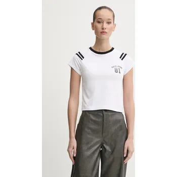 Tričko Guess Jeans bílá barva, W5RI53 J1314 W5RI53.J1314 00X, vel. S