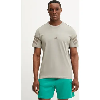 Pánské tričko Bavlněné tričko adidas Future Icons JI8783 zelená 97X, vel. S