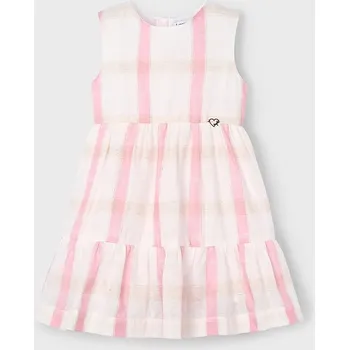 Dívčí šaty Dětské lněné šaty Mayoral 3922.6E.Mini.PPYA růžová 03X, vel. 98