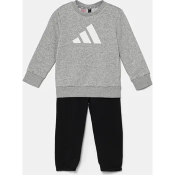 Dětská tepláková souprava adidas JY0614 šedá 90X, vel. 86
