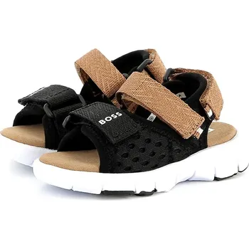 Dívčí sandály Dětské sandály BOSS černá barva, J52159 J52159.22.30 99X, EUR 28