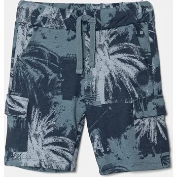 Pánské kraťasy Dětské bavlněné šortky Guess N5RD05.KA6R4.PPYA námořnická modř 59X, vel. 122-125