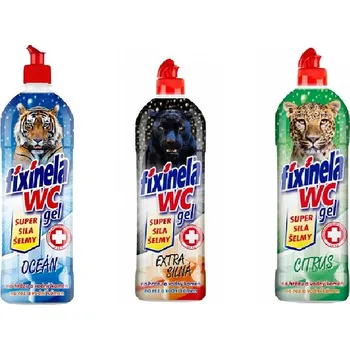 Sada koupelnových doplňků Tatrachema FIXINELA WC s příjemnou vůní 750ml