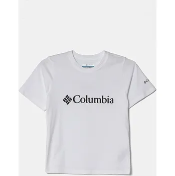 Chlapecké tričko Dětské bavlněné tričko Columbia tmavomodrá barva, s potiskem, 1989781 00A, vel. 128