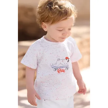 Bavlněné dětské tričko Tartine et Chocolat CA10031.80.94 oranžová 20X, vel. 80