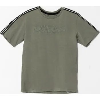 Dětské tričko Guess zelená barva, s aplikací, L4YI50 J1314 L4YI50.J1314.9BYH 97X, vel. 105-112