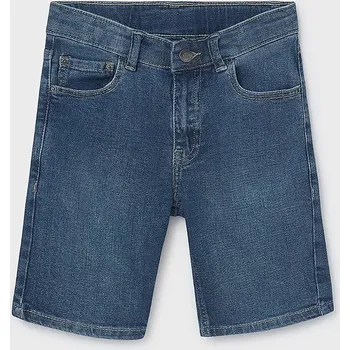 Chlapecké kraťasy Dětské riflové kraťasy Mayoral tmavomodrá barva, 252 252.7D.Junior.PPYA 59X, vel. 152