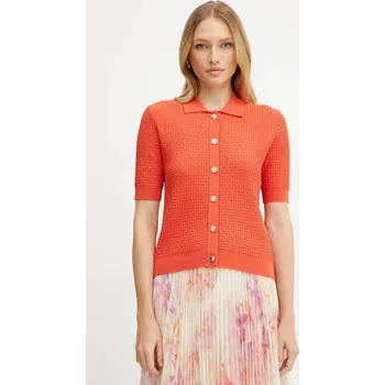Dámský svetr Kardigan Morgan MBIAN dámský, oranžová barva, MBIAN 23X, vel. M
