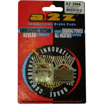 Brzda na kolo Destičky A2Z AZ-296 Glacier K 1 pár brzdové na kolo organické s