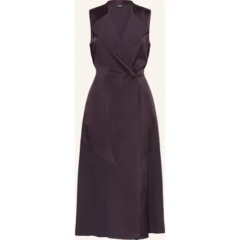 Dámské šaty Boss Dámské Saténové Šaty Dimosa, tmavě fialová, 38