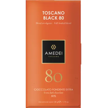 Čokoláda AMEDEI 80% Toscano Black -50g (AMEDEI)