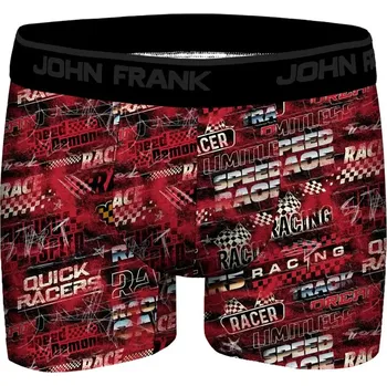 Boxerky Pánské boxerky John Frank JFBD379 racer velikost XXL-58/60
