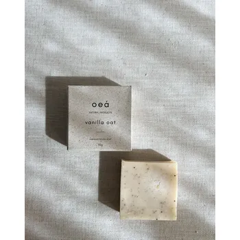 Mýdlo Přírodní mýdlo "VANILLA OAT" s ovesnými vločkami a vůní vanilky(110g)