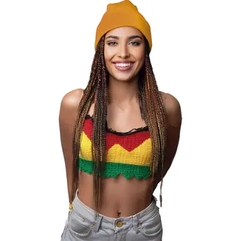 GuircaNeonově oranžová beanie čepice