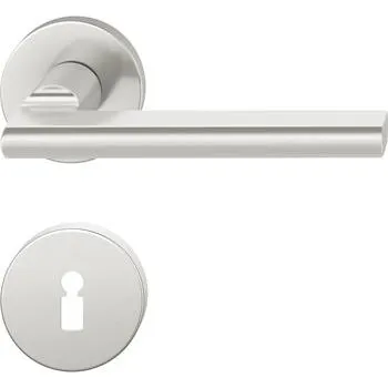 Stavební výplň FSB dveřní kování 12 1035 ASL, klika-klika, rozeta, OB, stříbrný elox