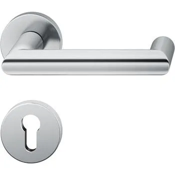 Stavební výplň FSB objektové dveřní kování 72 1016, klika-klika, AGL rozeta PZ, nerez mat