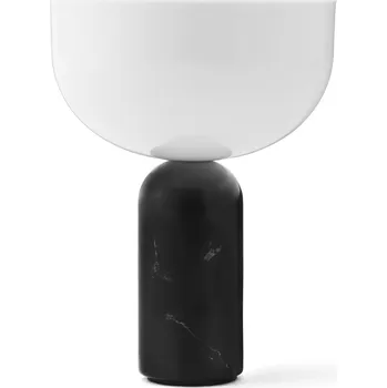 Lampička New Works, Stolní lampa Kizu bezdrátová, bílo-černá - Formadore