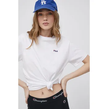 Bavlněné tričko Fila Bari (2-pack) bílá barva, FAW0139 00X, vel. S