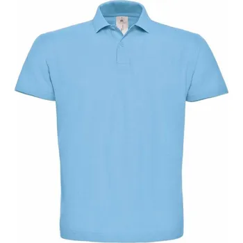 Polokošile pánská KR modrá - light blue Z0789 Barva: Sky blue, Velikost: 4XL