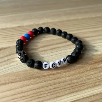 Náramek Atelier Fantazie - Náramek pro fanoušky fotbalu - FC Viktoria Plzeň - 01ff006 - 13 cm