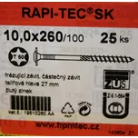 Vruty RAPI-TEC SK 10x260mm talířová hlava TX50 galvanický zi