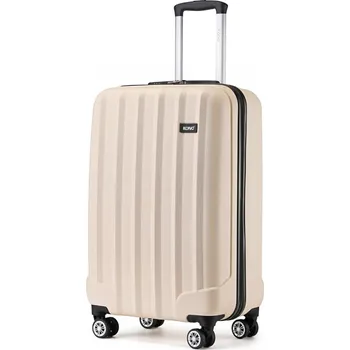 Kono cestovní kabinový kufr ABS - béžový - 38L
