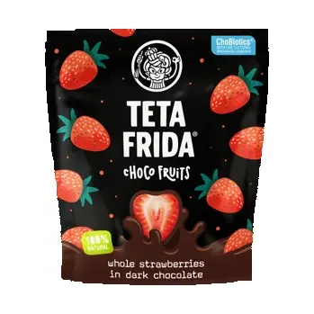 Bonbon Lyofilizované jahody v hořké čokoládě 100 g