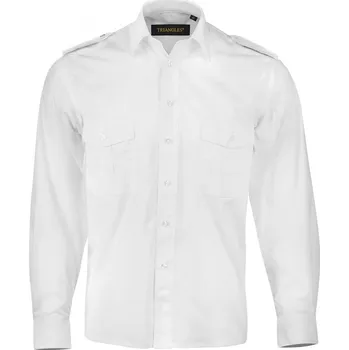 Pánská košile Košile pilotka bílá DR Z0072 Barva: Bílá, Velikost: 43