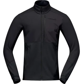 Pánská mikina Norrona lofoten warm2 Jacket M's - Caviar Black
