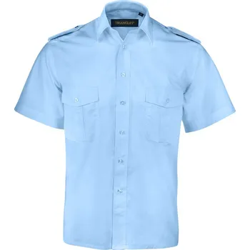 Pánská košile Košile pilotka modrá KR Z0071 Barva: Modrá, Velikost: 49/50