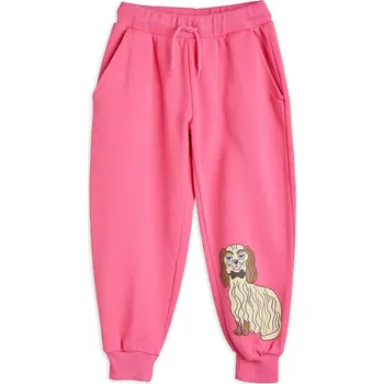 Chlapecké kalhoty Dětské bavlněné tepláky Mini Rodini Dashing dog 1100005828 růžová 42X, vel. 80-86