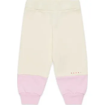 Kojenecké bavlněné tepláky Marni MP174B TROUSERS M01390 růžová 30X, vel. 83