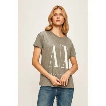 Tričko Armani Exchange šedá barva, 8NYTCX YJG3Z 8NYTCX.YJG3Z 90X, vel. M