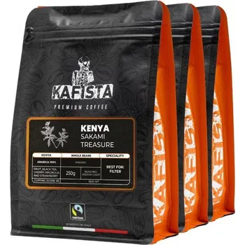 Káva Káva Kafista výběrová káva Kenya Sakami Treasure, 3 x 250 g