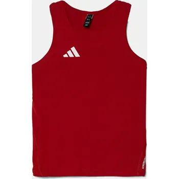 Chlapecké tričko Dětské tričko adidas červená barva, s potiskem, IT5062 29X, vel. 116