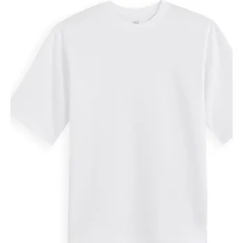 Pánské tričko Celio Tričko Gehem oversize 1142644 Bílá XXL