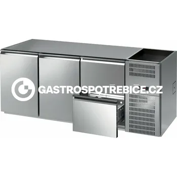 Gastro-tip Stůl barový REGD 322N 3sekce linie 700 (bez chl.vany)