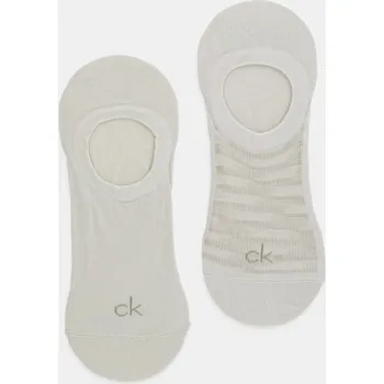 Pánské ponožky Ponožky Calvin Klein 2-pack pánské, béžová barva, 701231367 80X, vel. ONE SIZE